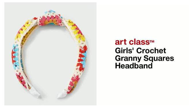 Girls&#39; Crochet Granny Squares Headband - art class&#8482;, 2 of 5, play video