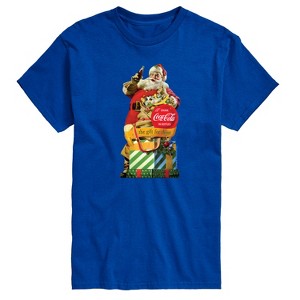 Men's - Coca Cola - Vintage Santa Gift for Thirst Short Sleeve Graphic T-Shirt - 1 of 4