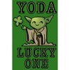 Men's Star Wars St. Patrick's Day Cartoon Yoda Lucky One Sweatshirt - 2 of 4