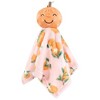 Hudson Baby Infant Girls Animal Face Security Blanket 3-Pack, Fruits, One Size - 3 of 4