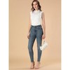 INSPIRE CHIC Women's Sleeveless See-Through Ruffle Scalloped Trim Semi-Sheer Floral Lace Top - 2 of 4