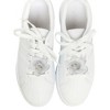 Unique Bargains Organza Flower Shoelace Charms Gray 1 Pair - 2 of 4