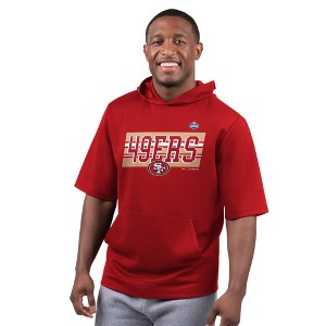 NFL San Francisco 49ers Men's Short Sleeve Hoodie - XXL : Target