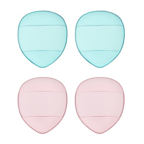 Unique Bargains Soft Triangle Puff Loose Powder Blender Beauty Makeup Tool  Short Plush Pink 6 Pcs : Target