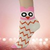 Colorful Owl Crew Socks (Women's Sizes, Adult Medium) - 2 of 3