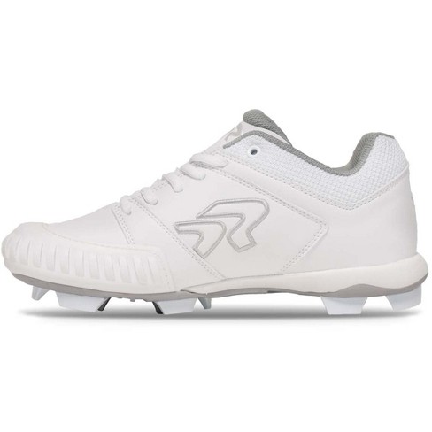 All white softball on sale cleats