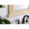Elegant Lighting Wood frame mirror 22 inch x 28 inch in Light Antique Beige - 4 of 4