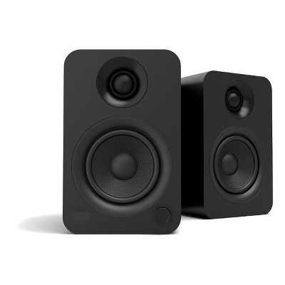 Kanto YU Powered Bookshelf Speaker with Bluetooth (Matte Black) - Pair