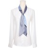 INSPIRE CHIC Women's Striped Printed Skinny Long Satin Silky Neck Scarves 1Pc - 2 of 4