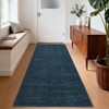 Garvee Modern Solid Color Area Rug Washable Soft Non Slip Low Pile Throw Rugs for Living Room Bedroom - 2 of 4
