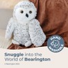 Bearington Owlfred Plush Stuffed Animal White Snowy Owl, 11 inches - 2 of 4