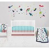 Bacati - Airspace Aqua Navy Green Red 6 pc Crib Bedding Set with Long Rail Guard Cover - image 2 of 4