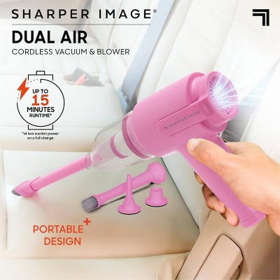 Sharper Image Cordless Handheld Vacuum and Blower Pink