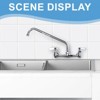 WOWOW 8 in. Commercial Faucet Swivel Spout Replacement in Polished Chrome with G3/4 Internal Thread - 2 of 4