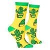 Crazy Socks, Women's, Graphic, Unique Designs, Crew Socks, Cute Silly Funny Cool - 2 of 4