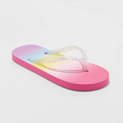 girls flip flops target