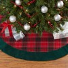 Personalization Mall Holiday Plaid Tree Skirt - 2 of 4