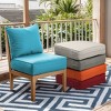 Gymojoy 24x24x6" Outdoor Cushion Patio Chair Furniture Cushion 28D High Density Sponge Cushion with Removable Cover Cushion Replacement - 3 of 4