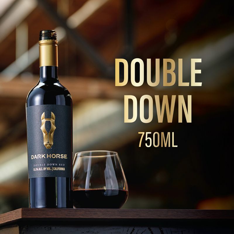 Dark Horse Double Down Red Blend Red Wine - 750ml Bottle, 3 of 6