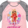 Girls' - LOL Surprise! - 2Fly 4 Wrdz Shirt Tail Raglan Graphic T-shirt - 2 of 4