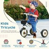 AENKYO Kids Tricycle for Toddlers Age 2-5 - Adjustable Seat Trike with Storage Basket, Bell & EVA Wheels, Baby Bike for Boys & Girls - 3 of 4