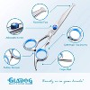 Professional 5 in 1 Dog Grooming Scissors Set , Sharp and Heavy-duty Pet Grooming Shears - 2 of 4