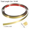 Unique Bargains Self-Adhesive Stainless Steel Mirror Finish Peel and Stick Wall Trim - 2 of 4