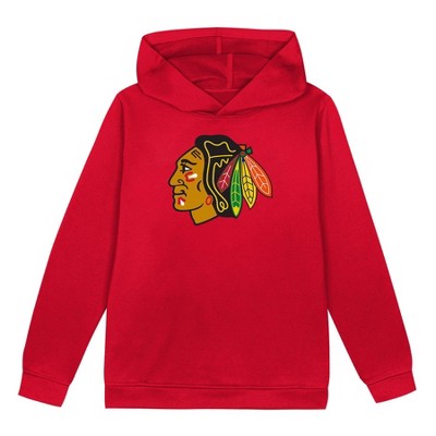 NHL Chicago Blackhawks Toddler Boys' Hooded Sweatshirt
