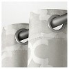 Cartago Insulated Woven Blackout Grommet Top Window Curtain Panel Pair - Exclusive Home™ - 2 of 4