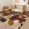 Soft Modern Low Pile Washable Indoor Area Rug Runner Rug Carpet for Living Room Bedroom Entryway - 3 of 4