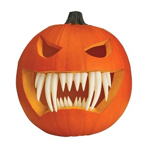 Funworld Halloween Pumpkin Accessory Kit | Fang Teeth - 1 of 4