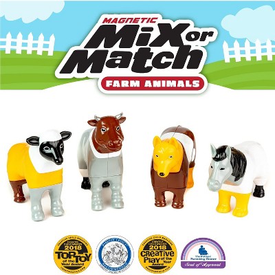 Popular Playthings Magnetic Mix or Match Farm Animals