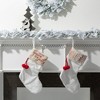 72"L Sullivans Artificial Snowy Cedar Christmas Garland, Green-White, Indoor Christmas Decor - 4 of 4