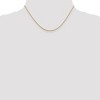 Black Bow Jewelry 1.2mm 10k Yellow Gold Diamond Cut Loose Rope Chain Necklace - 2 of 4