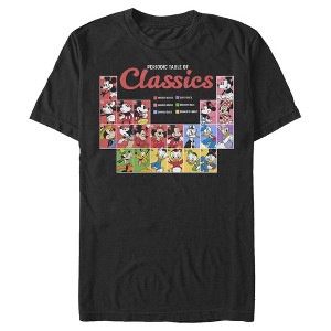 Men's Mickey & Friends Mickey Mouse Periodic Table of Classic Friends T-Shirt - 1 of 4