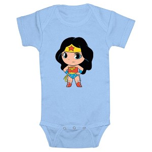 Infant's DC Super Friends Chibi Wonder Woman Power Pose Bodysuit - 1 of 3