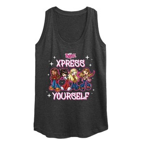 Women's - Bratz - Xpress Yourself Graphic Racerback Tank - 1 of 4