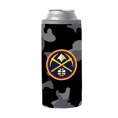 NBA Denver Nuggets 12oz Camo Slim Can Coolie - Black