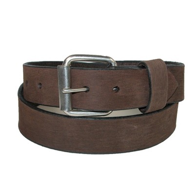 Boston Leather Men's Bark Leather Belt : Target