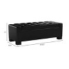 NicBex Bench with Storage and Seating Elegant End of Bed Bench with Tufted Accent for Footrest, Living Room - 3 of 4