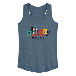 Women's - Disney - Mickey Graphic Racerback Tank - 1 of 4