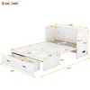 Murphy Bed with USB Port and a Large Drawer - ModernLuxe - 4 of 4