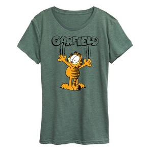 Women's - Garfield - Cat Scratches Short Sleeve Graphic T-Shirt - 1 of 4