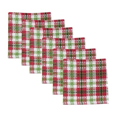 Park Designs Winterland Waffle Dishcloth Set of 6