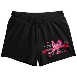 Scooby-Doo Women's Lounge Shorts Valentine's Day Graphic Sleep