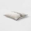 Oversize Square Woven Stripe Pillow - Threshold™ - image 3 of 4