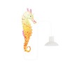 Unique Bargains Aquarium Artificial Seahorse Ornament with Suction Cup Yellow 1 Pc - 3 of 4