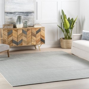 nuLOOM Salima Solid Indoor/Outdoor Area Rug - 1 of 4