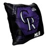 MLB Colorado Rockies Firm Density Connector Velvet Reverse Pillow - 2 of 3