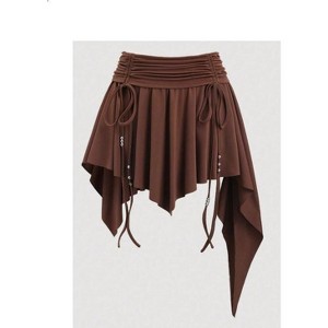 TIME HOLLOW Light Wash Casual Denim Skirt - 1 of 3